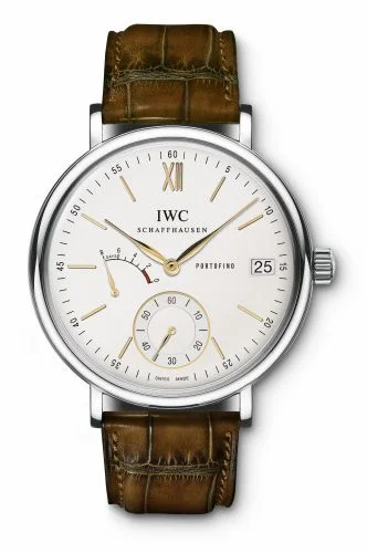 IWC Portofino Hand-Wound Eight Days Stainless Steel / Silver IW5101-03 (5101-03, IW510103)